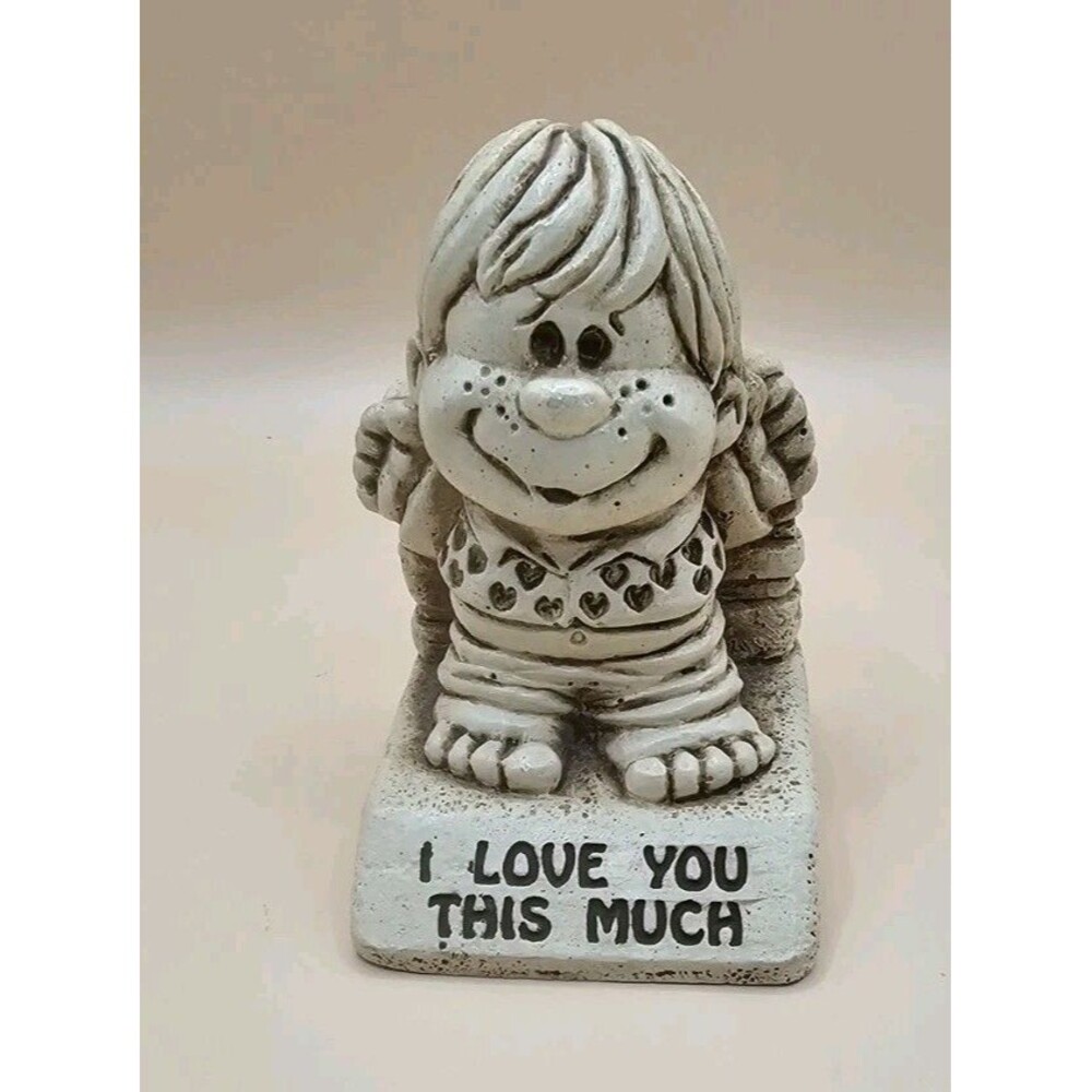 Paula Figurine I Love You This Much W-336 1973 Statue Figure Vintage Sillisculpt
